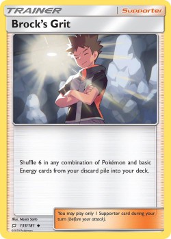 Carte Pokémon: Brock's Grit