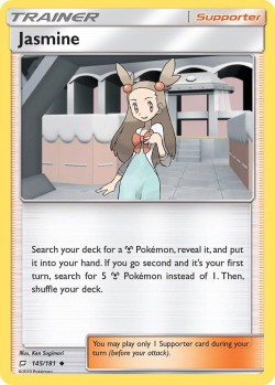 Carte Pokémon: Jasmine