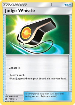 Carte Pokémon: Judge Whistle