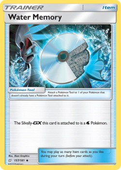 Carte Pokémon: Water Memory