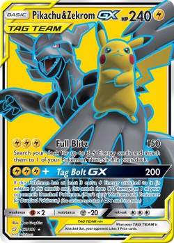 Carte Pokémon: Pikachu & Zekrom GX