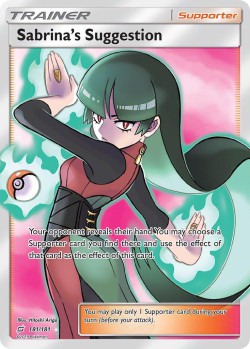 Carte Pokémon: Sabrina's Suggestion