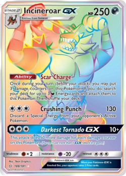 Carte Pokémon: Incineroar GX