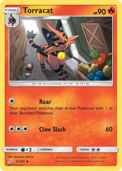 Carte Pokémon: Torracat