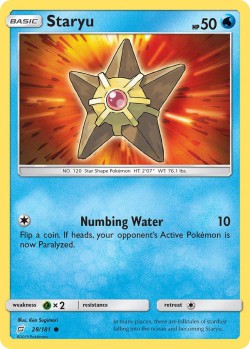 Carte Pokémon: Staryu