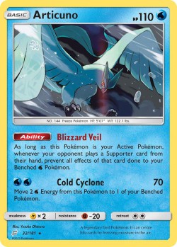 Carte Pokémon: Articuno