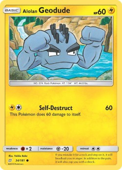 Carte Pokémon: Alolan Geodude