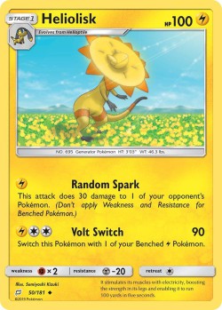 Carte Pokémon: Heliolisk