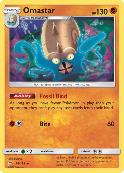 Carte Pokémon: Omastar