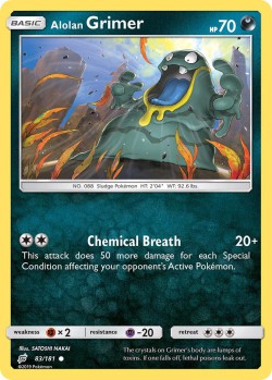 Carte Pokémon: Alolan Grimer