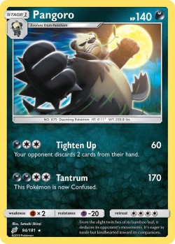 Carte Pokémon: Pangoro