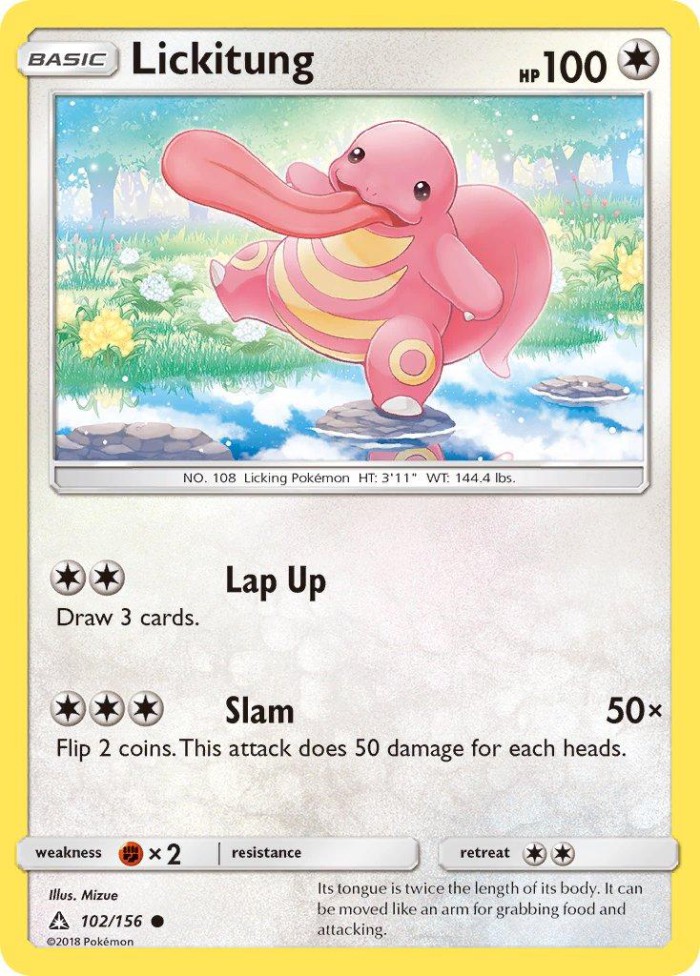 Carte Pokémon: Lickitung [Excelangue]