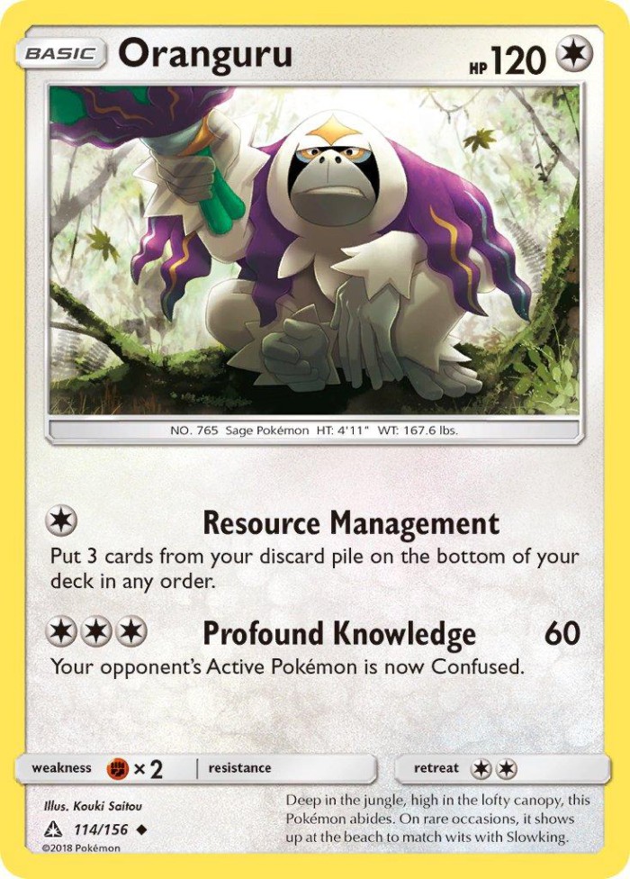 Carte Pokémon: Oranguru [Gouroutan]