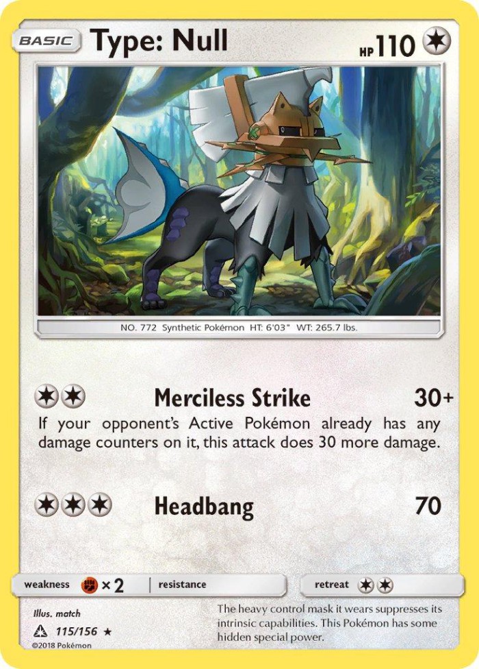 Carte Pokémon: Type: Null [Type:0]