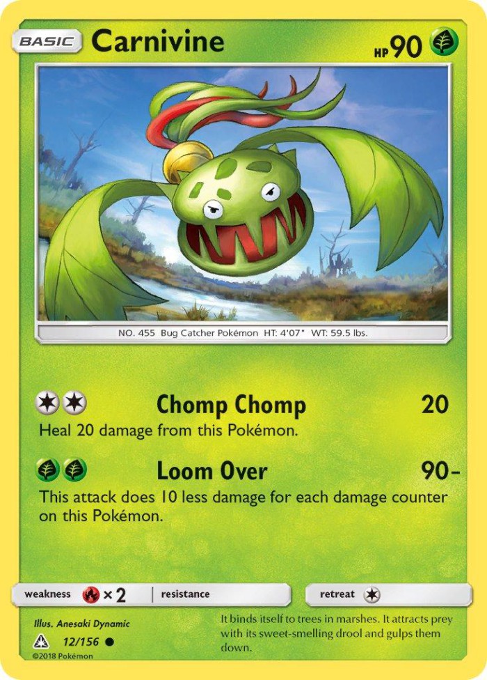 Carte Pokémon: Carnivine [Vortente]