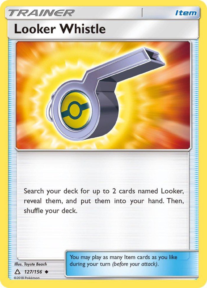 Carte Pokémon: Looker Whistle [Sifflet de Beladonis]