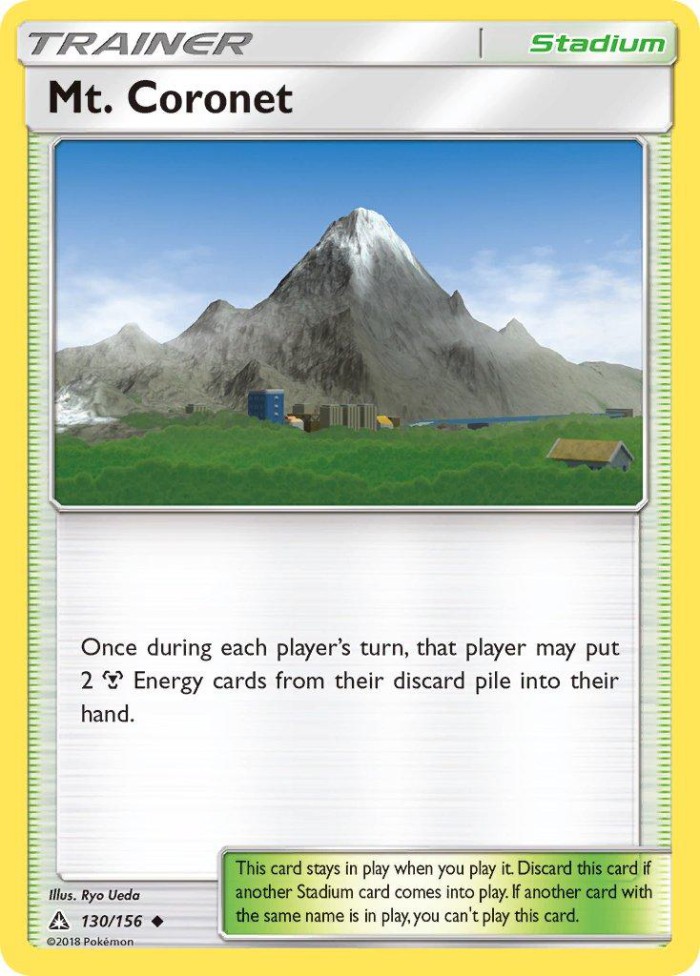 Carte Pokémon: Mt. Coronet [Mont Couronné]