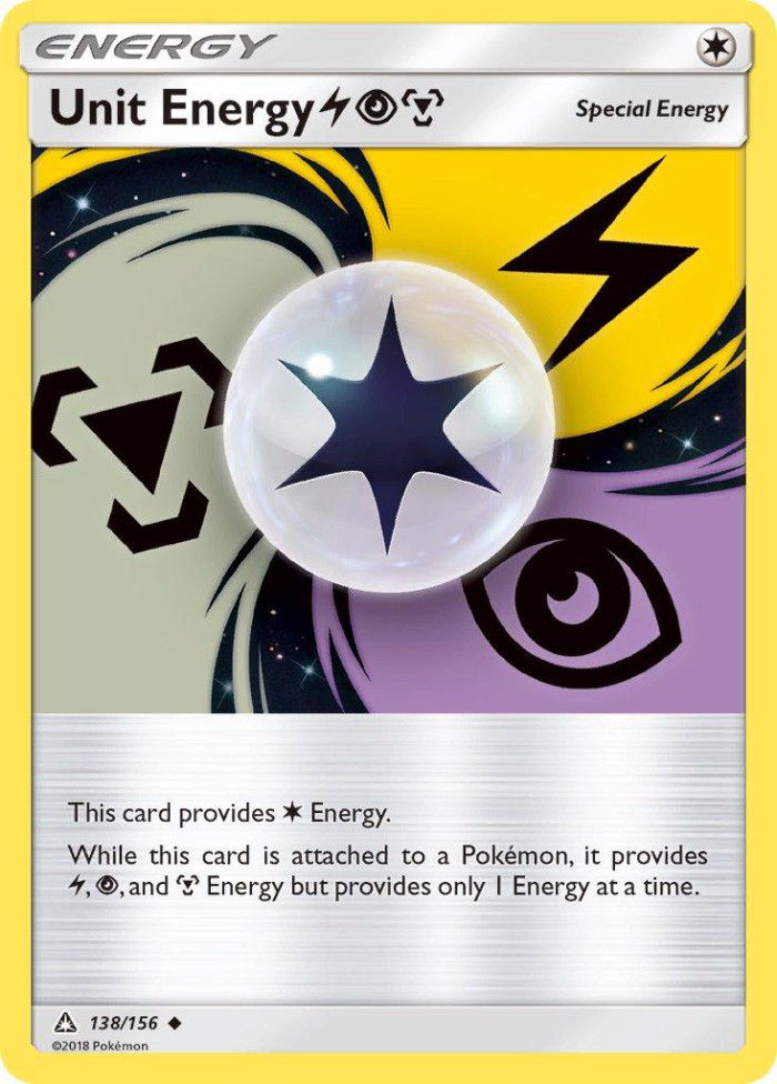 Carte Pokémon: Unit Energy Lightning Psychic Metal [Énergie Unitaire Électrique Psy Métal]