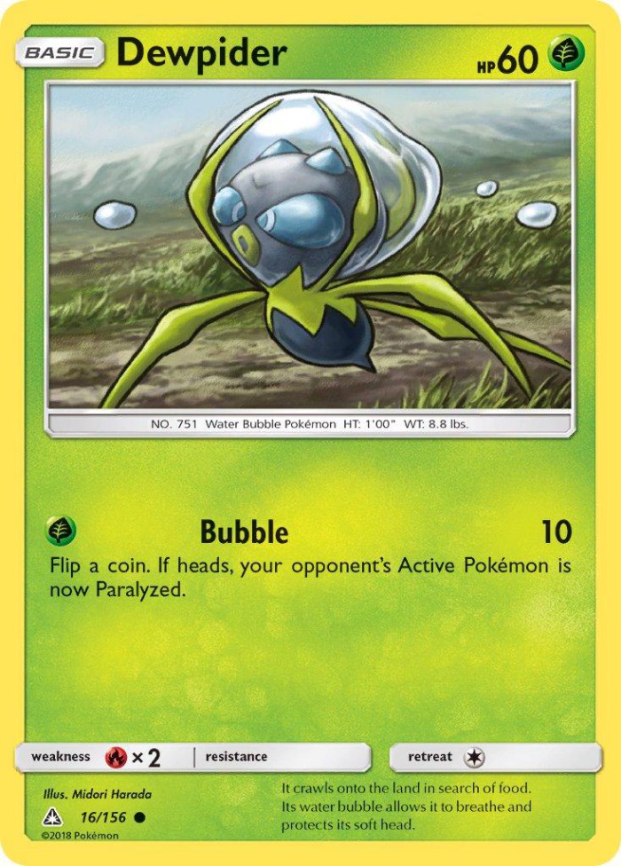 Carte Pokémon: Dewpider [Araqua]