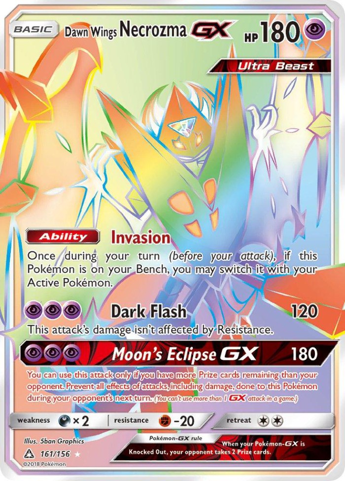 Carte Pokémon: Dawn Wings Necrozma GX [Necrozma Ailes de l'Aurore GX]