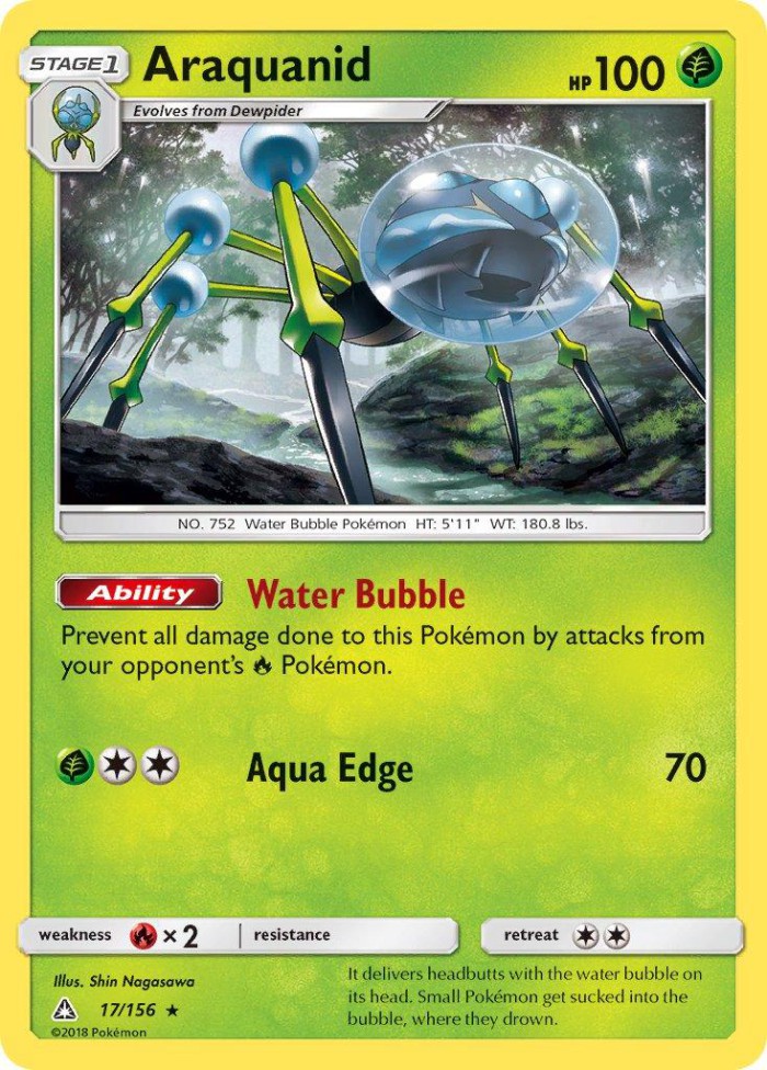 Carte Pokémon: Araquanid [Tarenbulle]