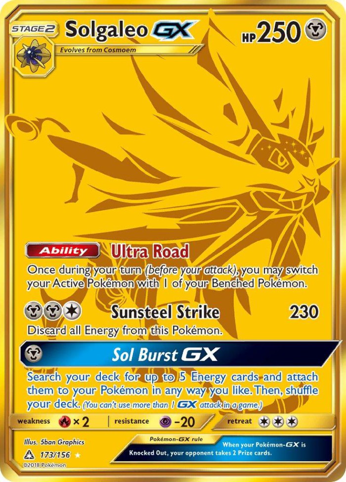 Carte Pokémon: Solgaleo GX [Solgaleo GX]