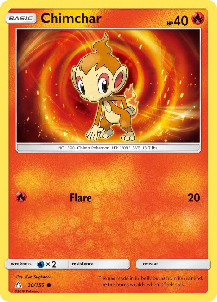 Carte Pokémon: Chimchar [Ouisticram]