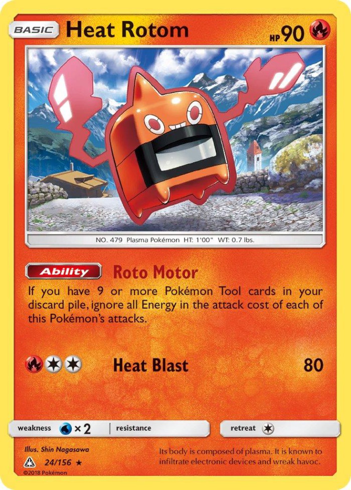 Carte Pokémon: Heat Rotom [Motisma Chaleur]