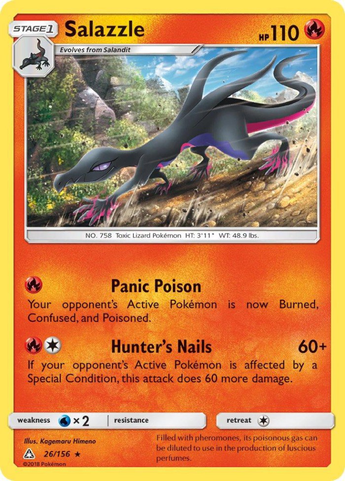 Carte Pokémon: Salazzle [Malamandre]