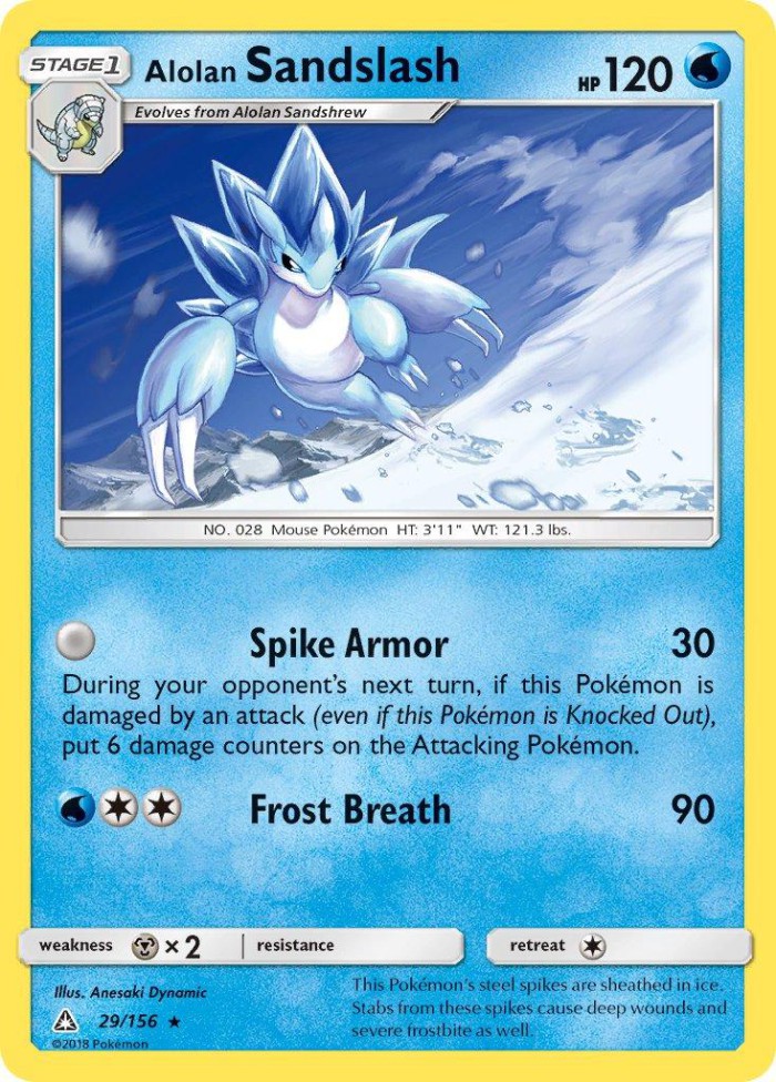 Carte Pokémon: Alolan Sandslash [Sablaireau d'Alola]