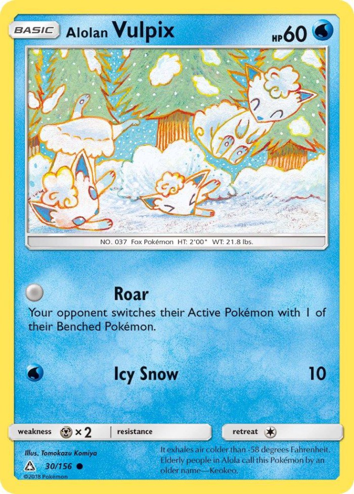 Carte Pokémon: Alolan Vulpix [Goupix d'Alola]