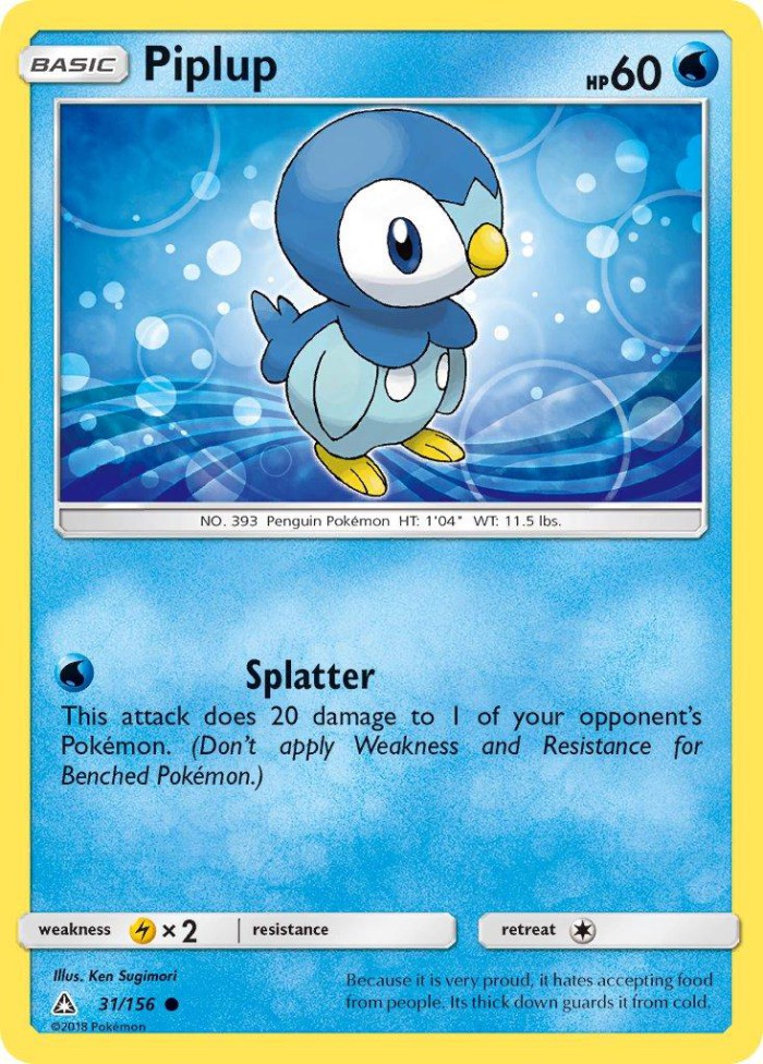 Carte Pokémon: Piplup [Tiplouf]