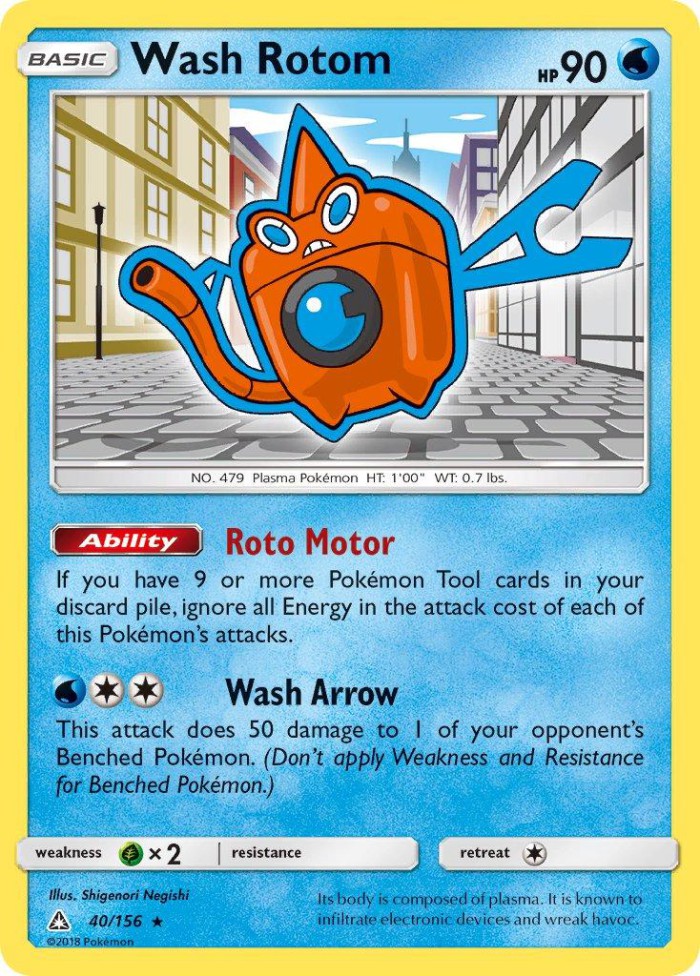 Carte Pokémon: Wash Rotom [Motisma Lavage]