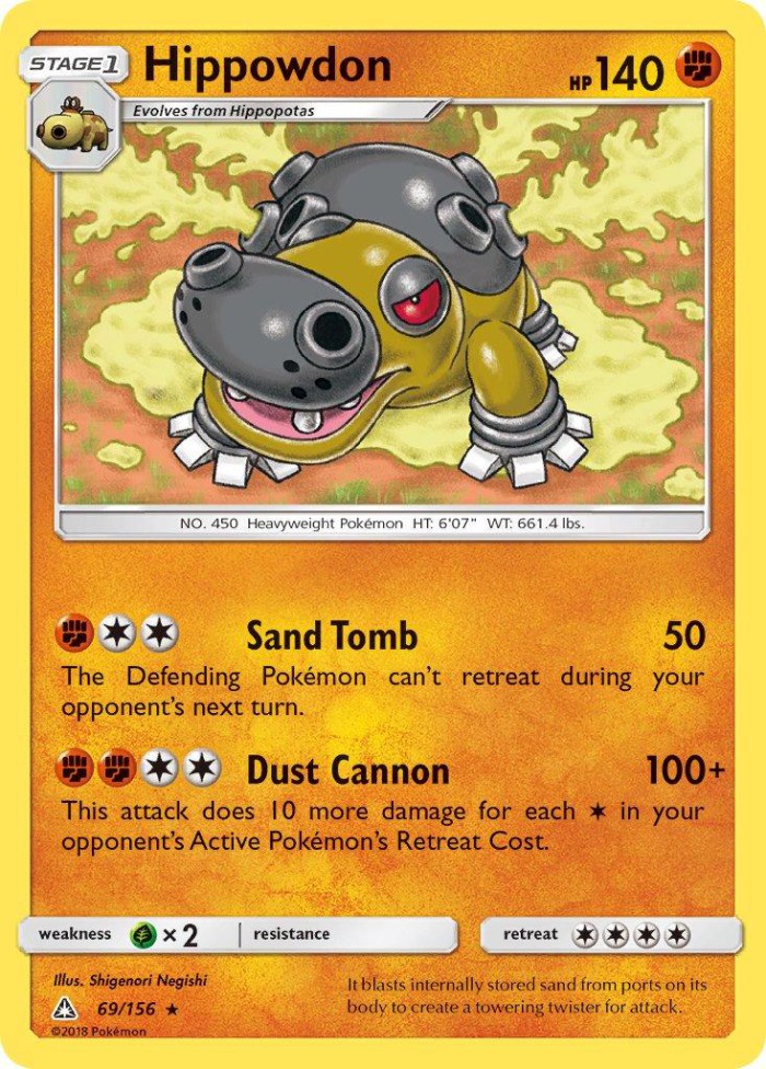 Carte Pokémon: Hippowdon [Hippodocus]