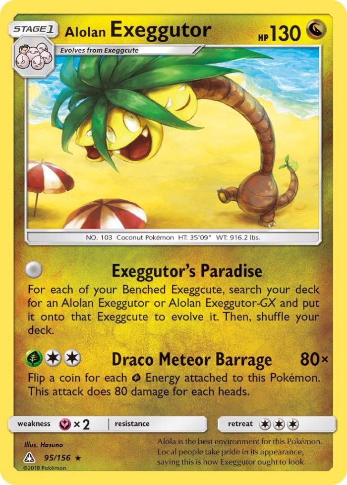 Carte Pokémon: Alolan Exeggutor [Noadkoko d'Alola]