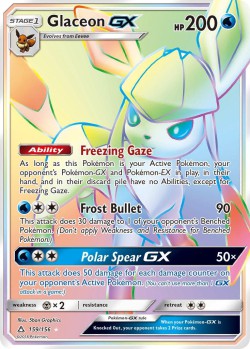 Carte Pokémon: Glaceon GX