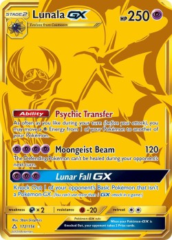 Carte Pokémon: Lunala GX