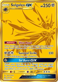 Carte Pokémon: Solgaleo GX