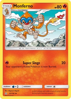 Carte Pokémon: Monferno