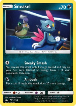 Carte Pokémon: Sneasel