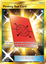 Carte Pokémon: Coup d'Œil au Carton Rouge