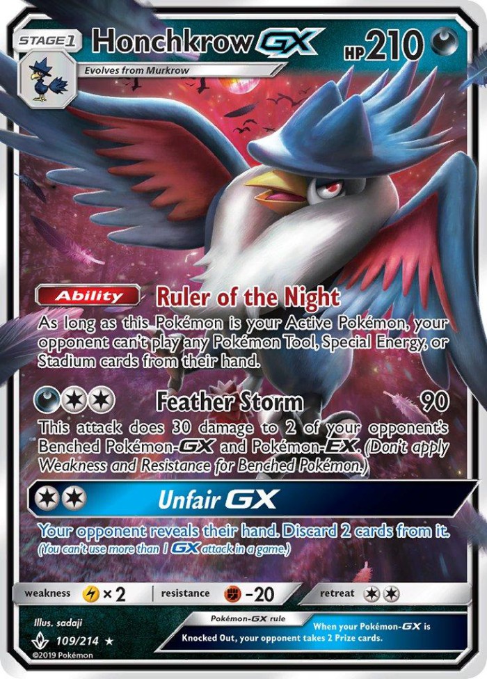 Carte Pokémon: Honchkrow GX [Corboss GX]