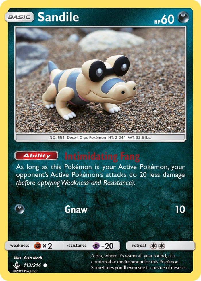 Carte Pokémon: Sandile [Mascaïman]