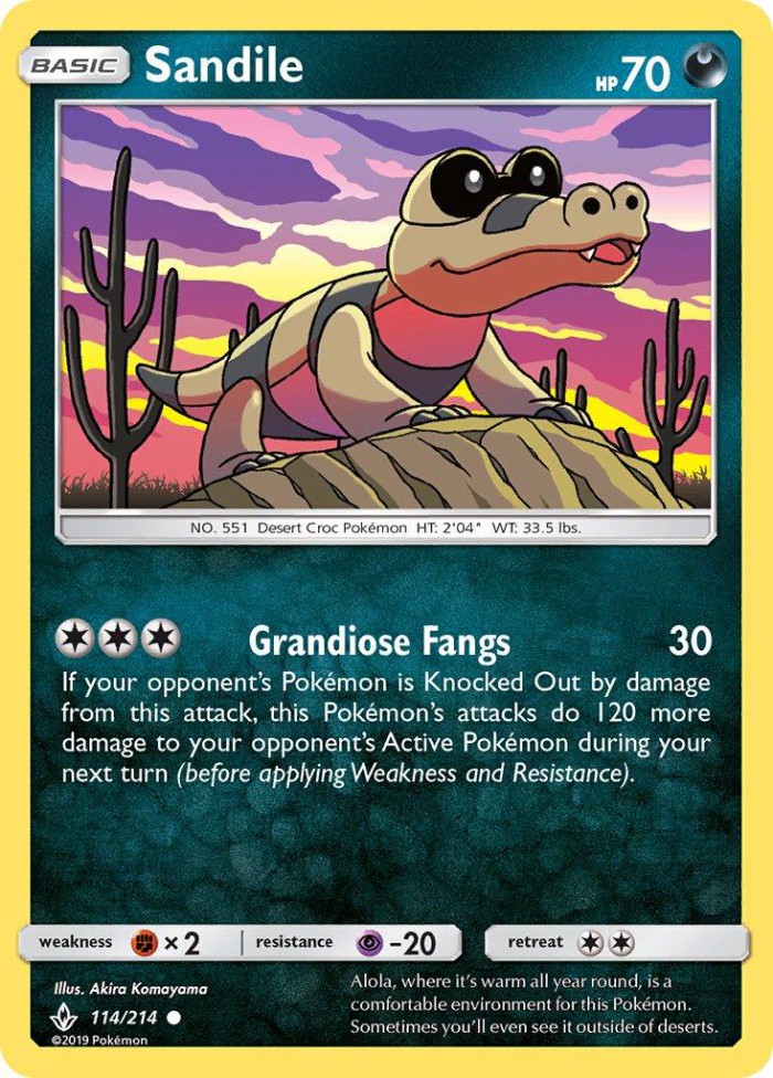 Carte Pokémon: Sandile [Mascaïman]