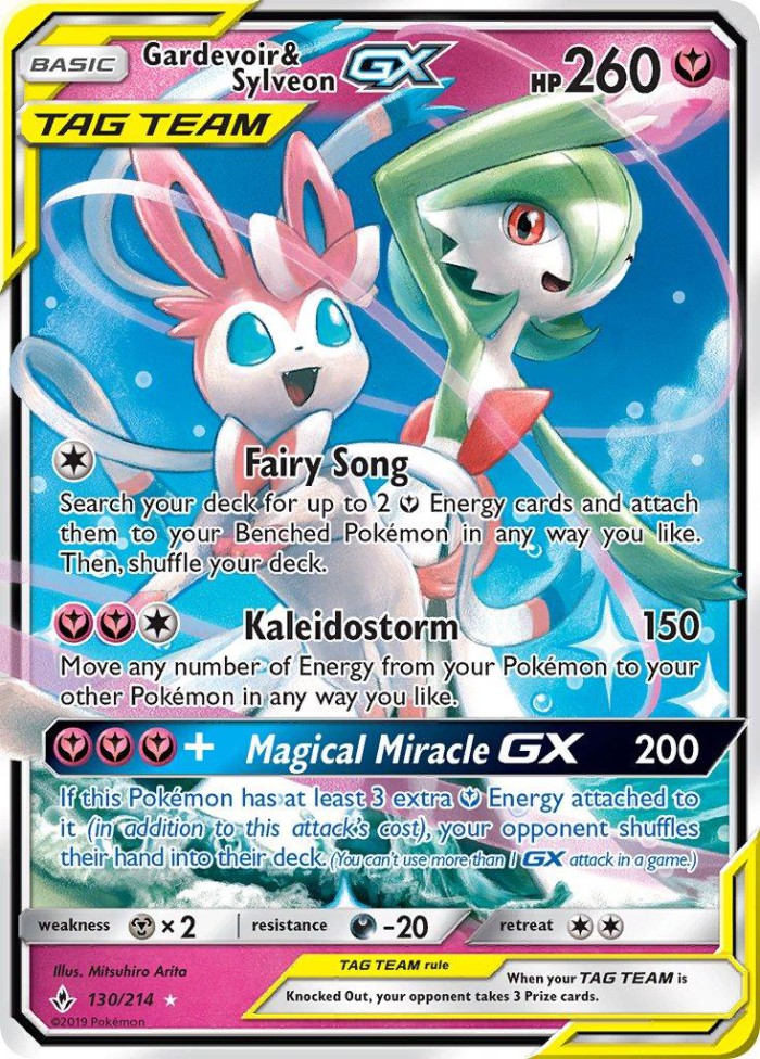 Carte Pokémon: Gardevoir & Sylveon GX [Gardevoir et Nymphali GX]