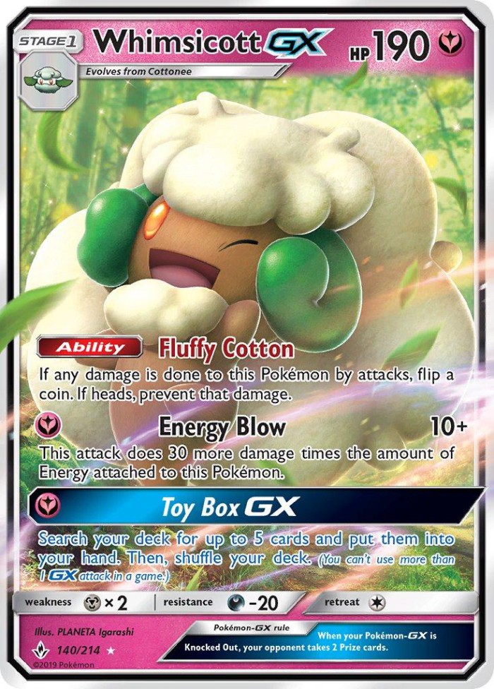 Carte Pokémon: Whimsicott GX [Farfaduvet GX]