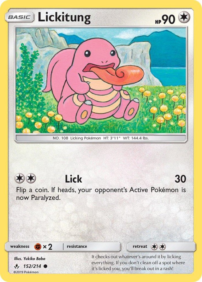 Carte Pokémon: Lickitung [Excelangue]