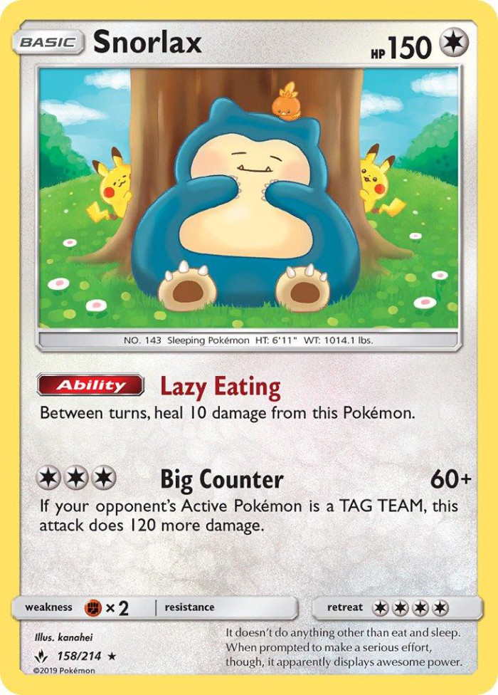 Carte Pokémon: Snorlax [Ronflex]