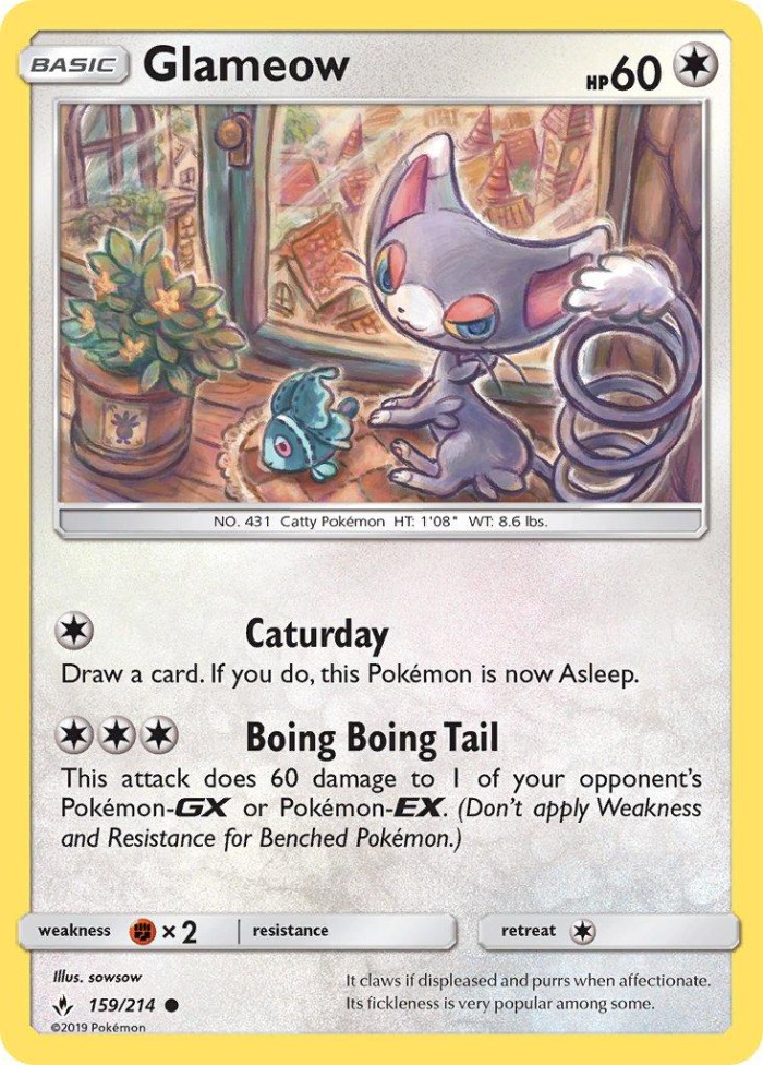 Carte Pokémon: Glameow [Chaglam]