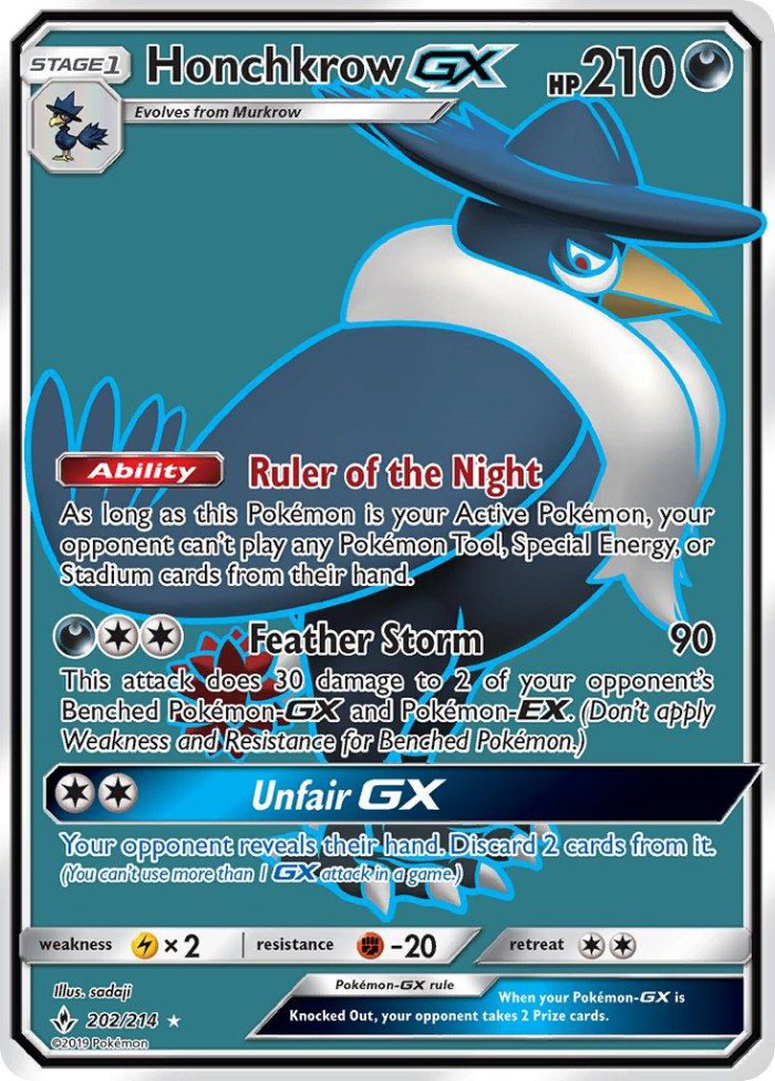 Carte Pokémon: Honchkrow GX [Corboss GX]